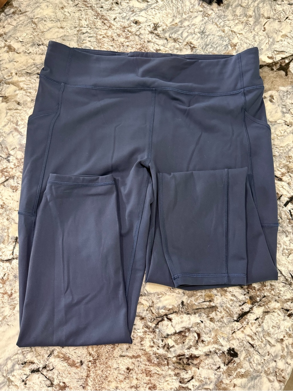 lululemon athletica Dark Navy Active Leggings with Side Pockets